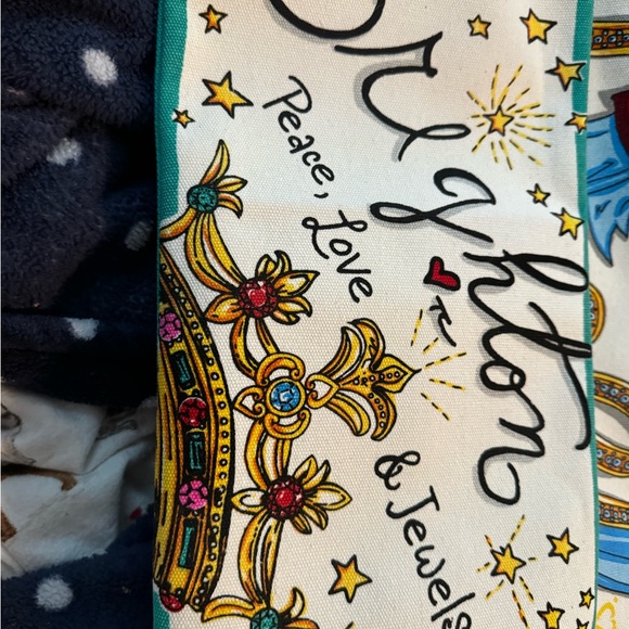 BRIGHTON bright and colorful “Sparkle and Shine” oversized Tote bag NWT - Picture 6 of 8